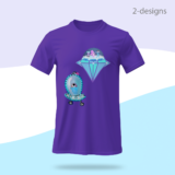 Dance Aliens Custom T-Shirts Kid Sizes - Image 3